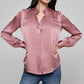 Bianca Band Collar Blouse-Tops/Blouses-Uniquities
