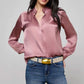 Bianca Band Collar Blouse-Tops/Blouses-Uniquities