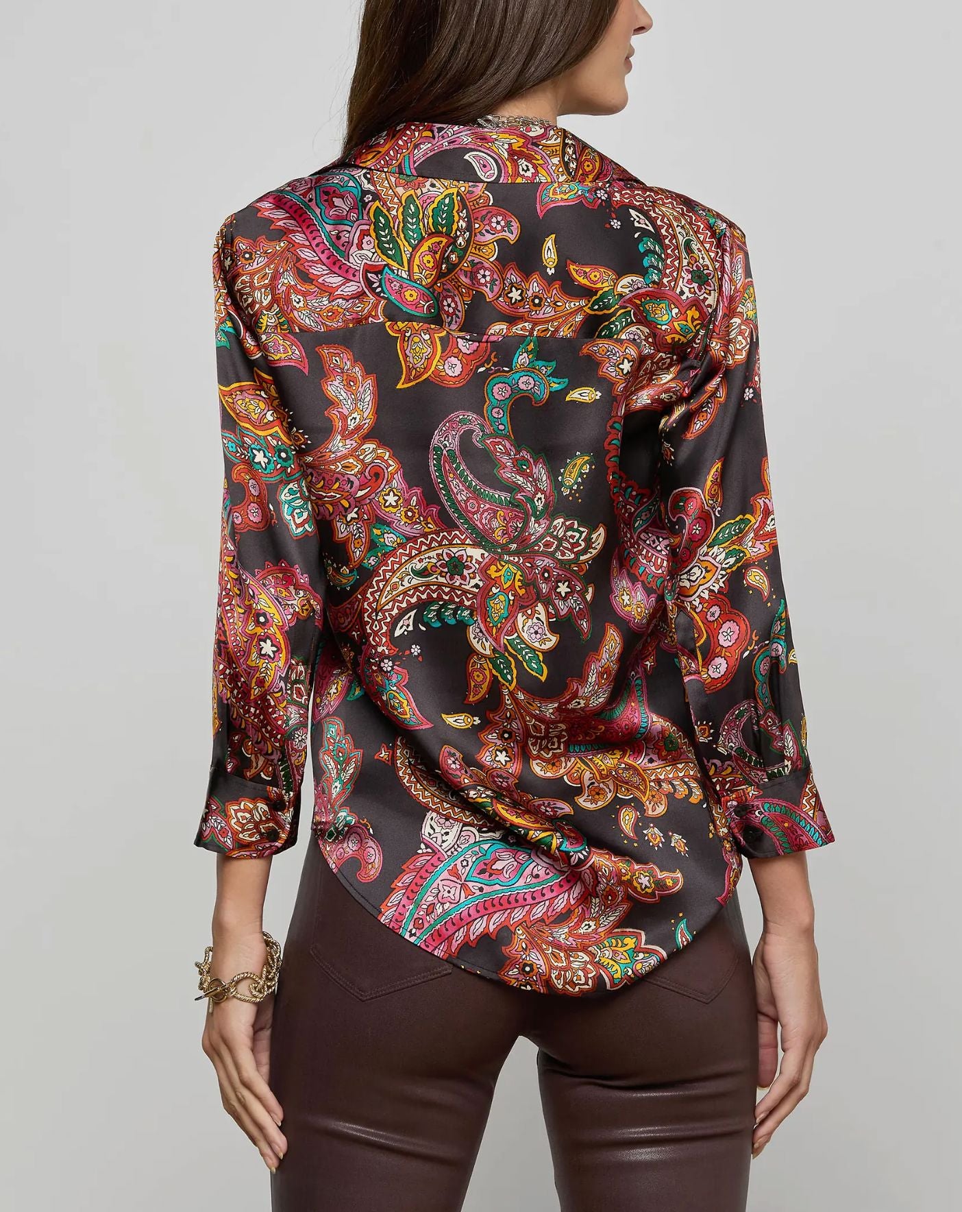 Dani 3/4 Sleeve Blouse-Tops/Blouses-Uniquities