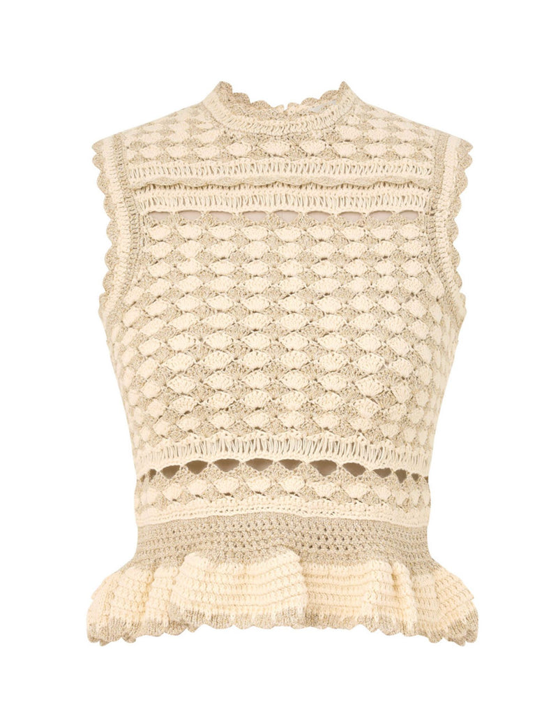 Wanderlust Crochet Tank-Tops/Blouses-Uniquities