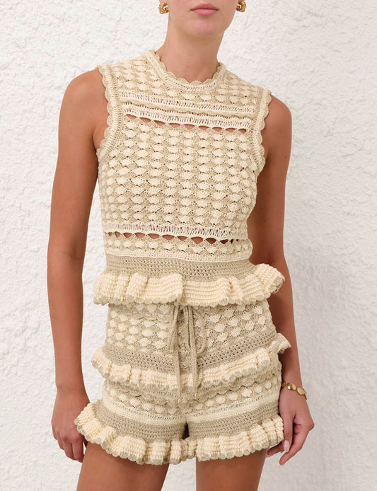 Wanderlust Crochet Tank-Tops/Blouses-Uniquities