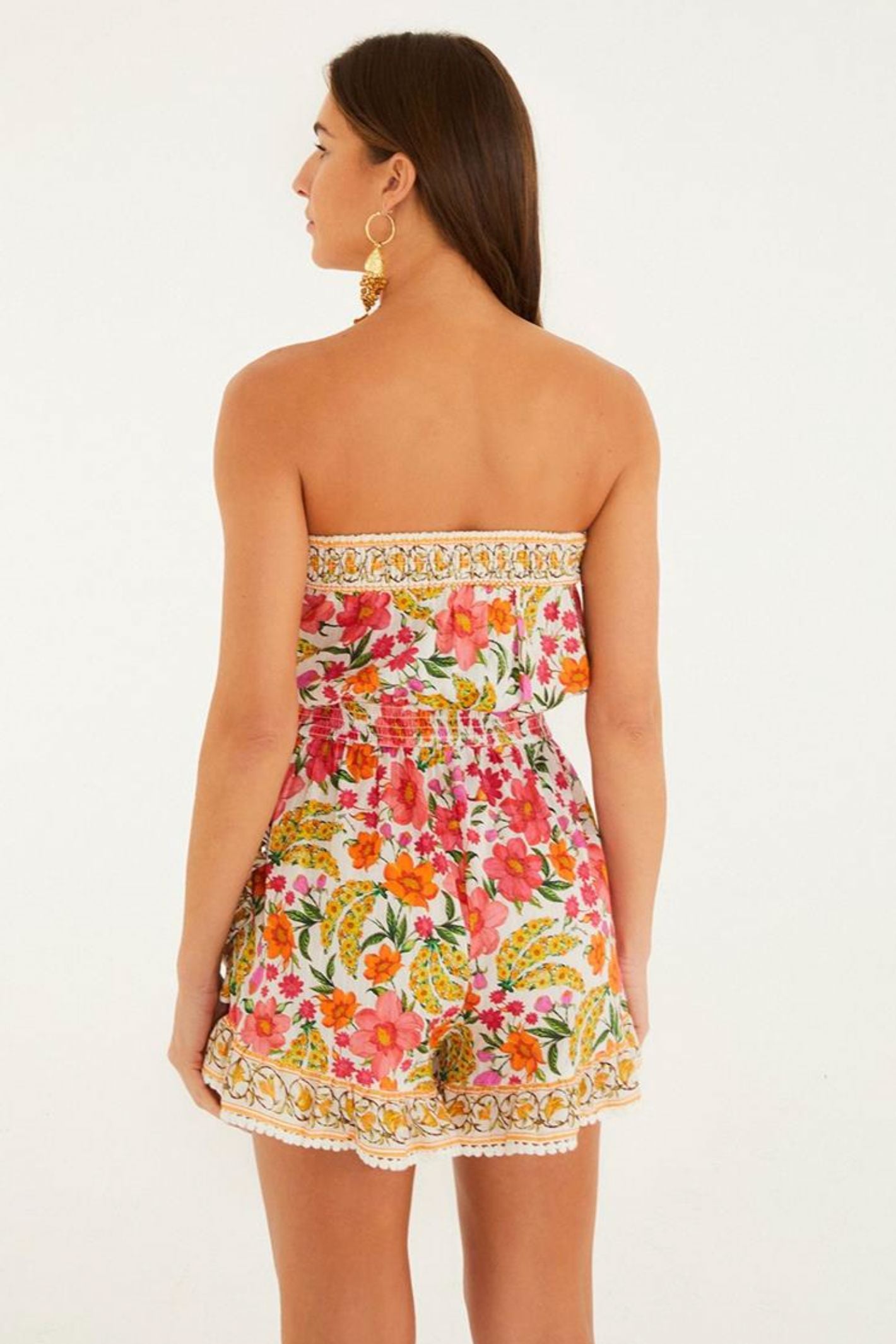 Banana Flowers Mini Romper – Uniquities