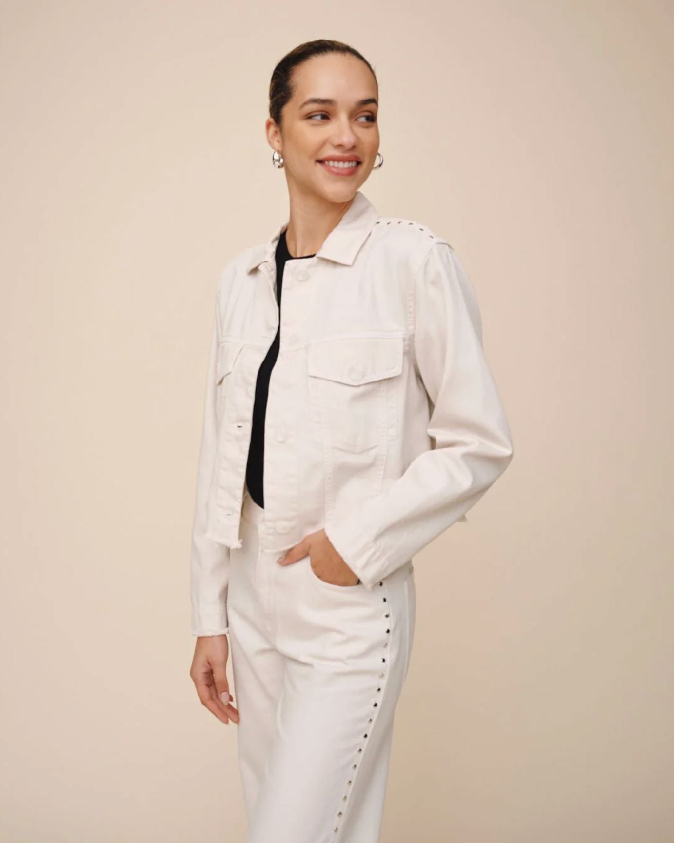 Billie Cropped Jacket-Jackets-Uniquities