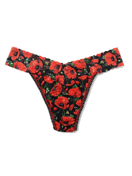 Original Rise Thong Poppy Holiday-Intimates-Uniquities