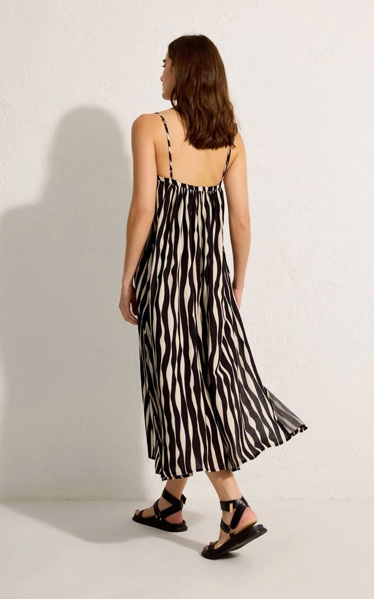 Square Neckline Dress-Dresses-Uniquities