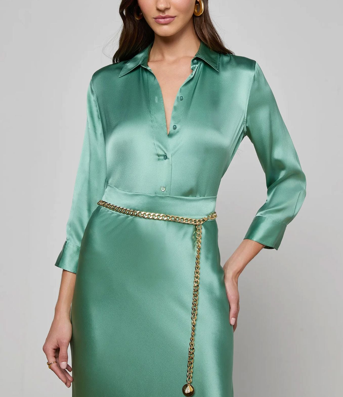 Dani 3/4 Sleeve Blouse-Tops/Blouses-Uniquities