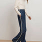 Taylor High Rise Wide Leg Jeans-Denim-Uniquities