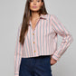 Cosette Crop Hi Low Shirt-Tops/Blouses-Uniquities