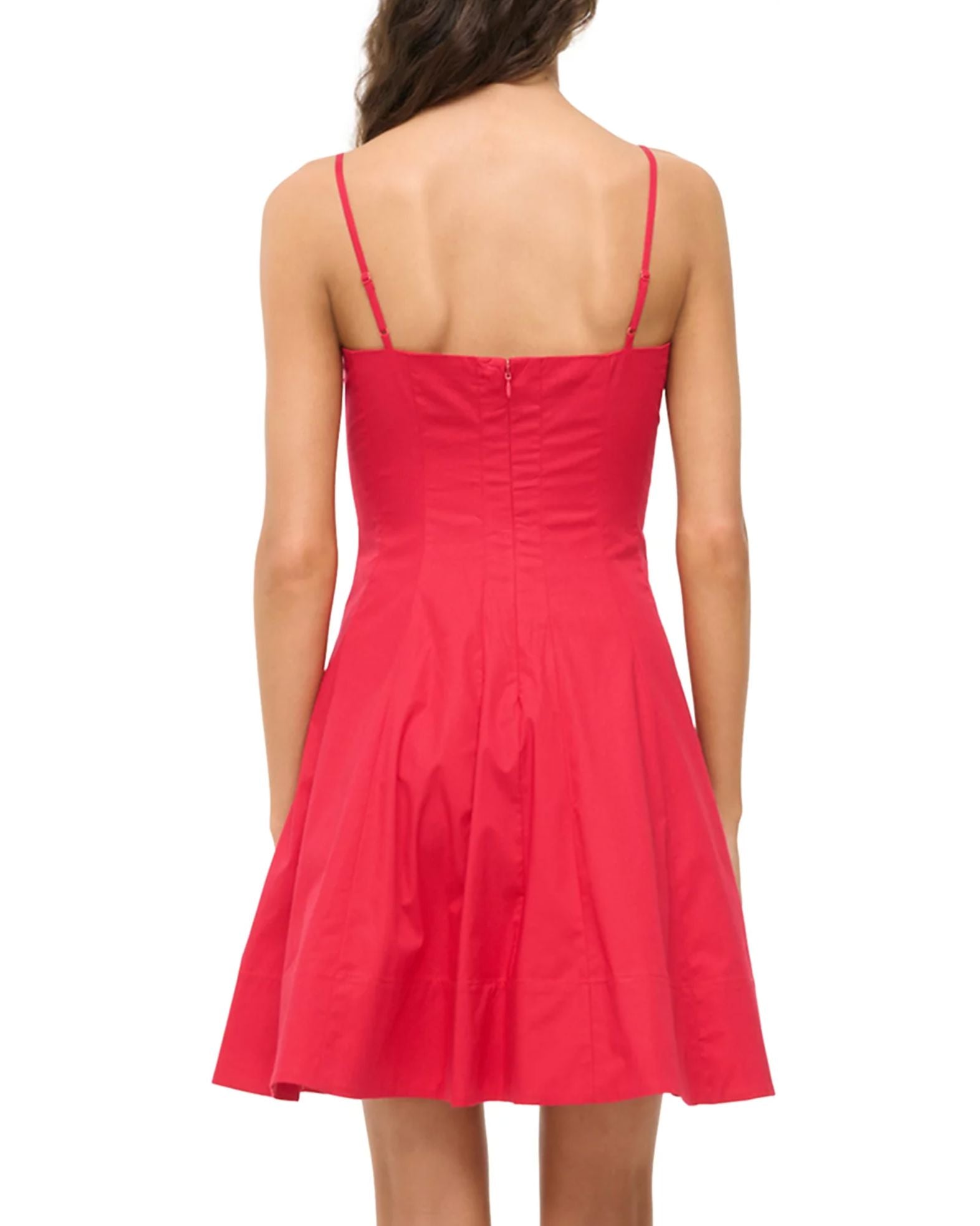 wylie mini dress STAUD, Wylie Mini Dress in Cherry, Size 4