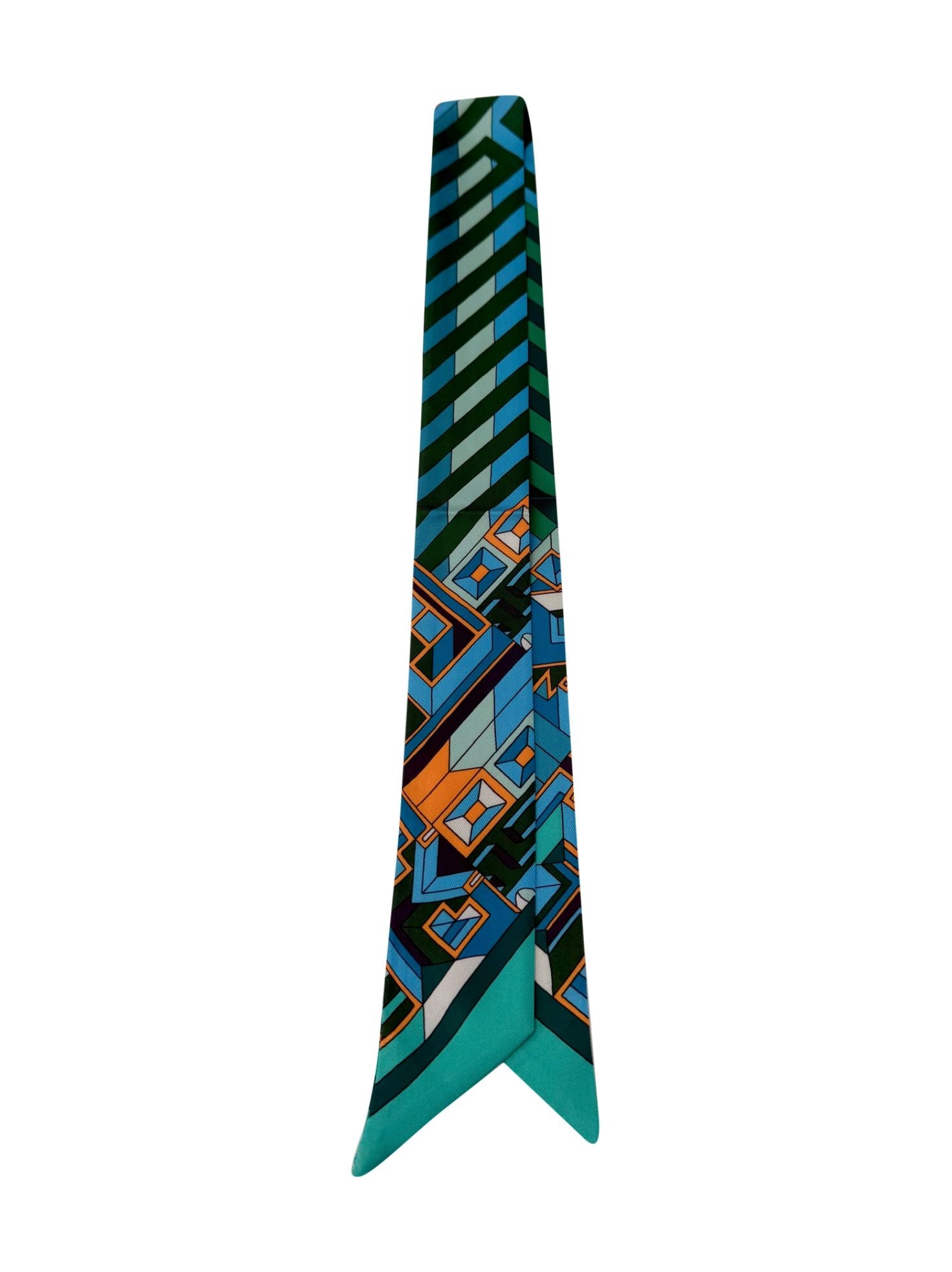 Twilly Scarf Teal-Accessories-Uniquities