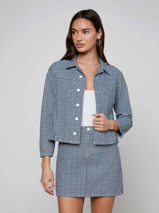 Nelly Crop Jacket-Jackets-Uniquities