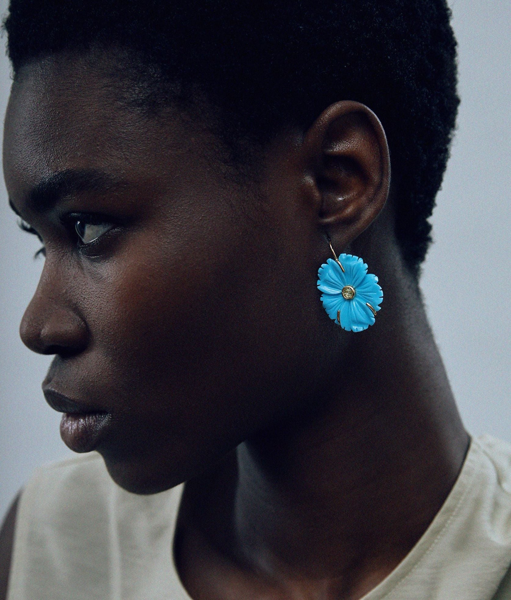 New Bloom Earrings in Cerulean-Jewelry-Uniquities