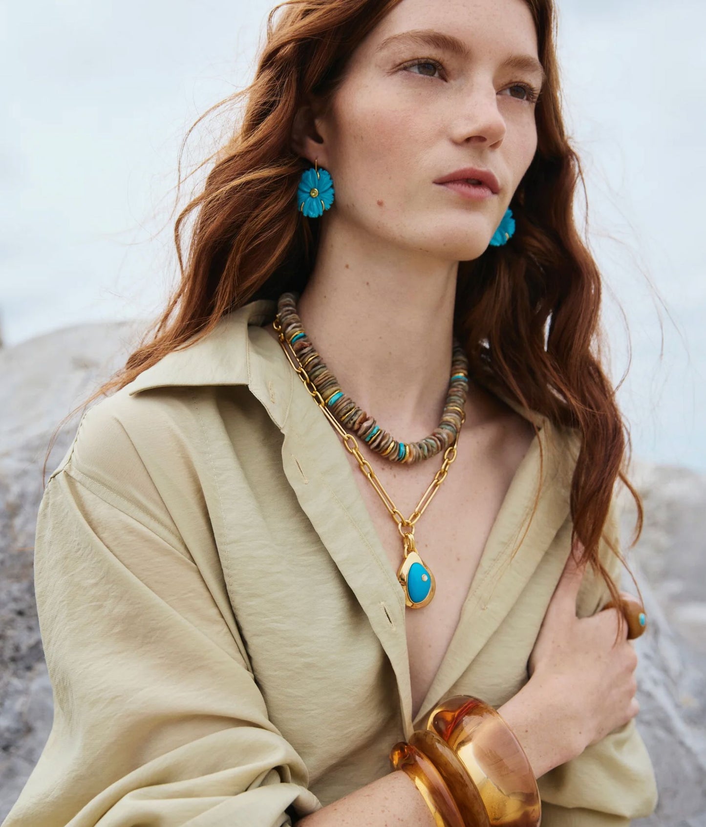 New Bloom Earrings in Cerulean-Jewelry-Uniquities