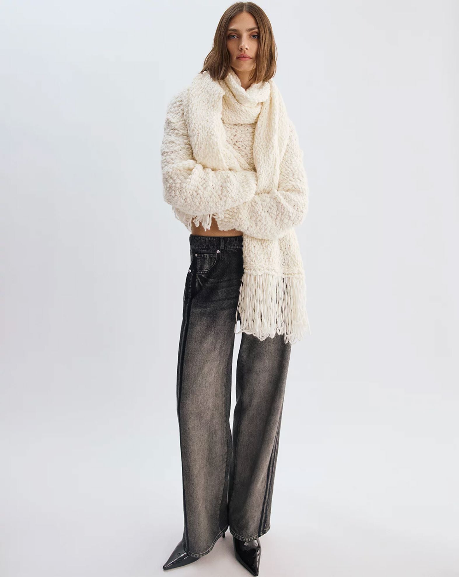 Miramar Wide Leg Track Pant-Denim-Uniquities
