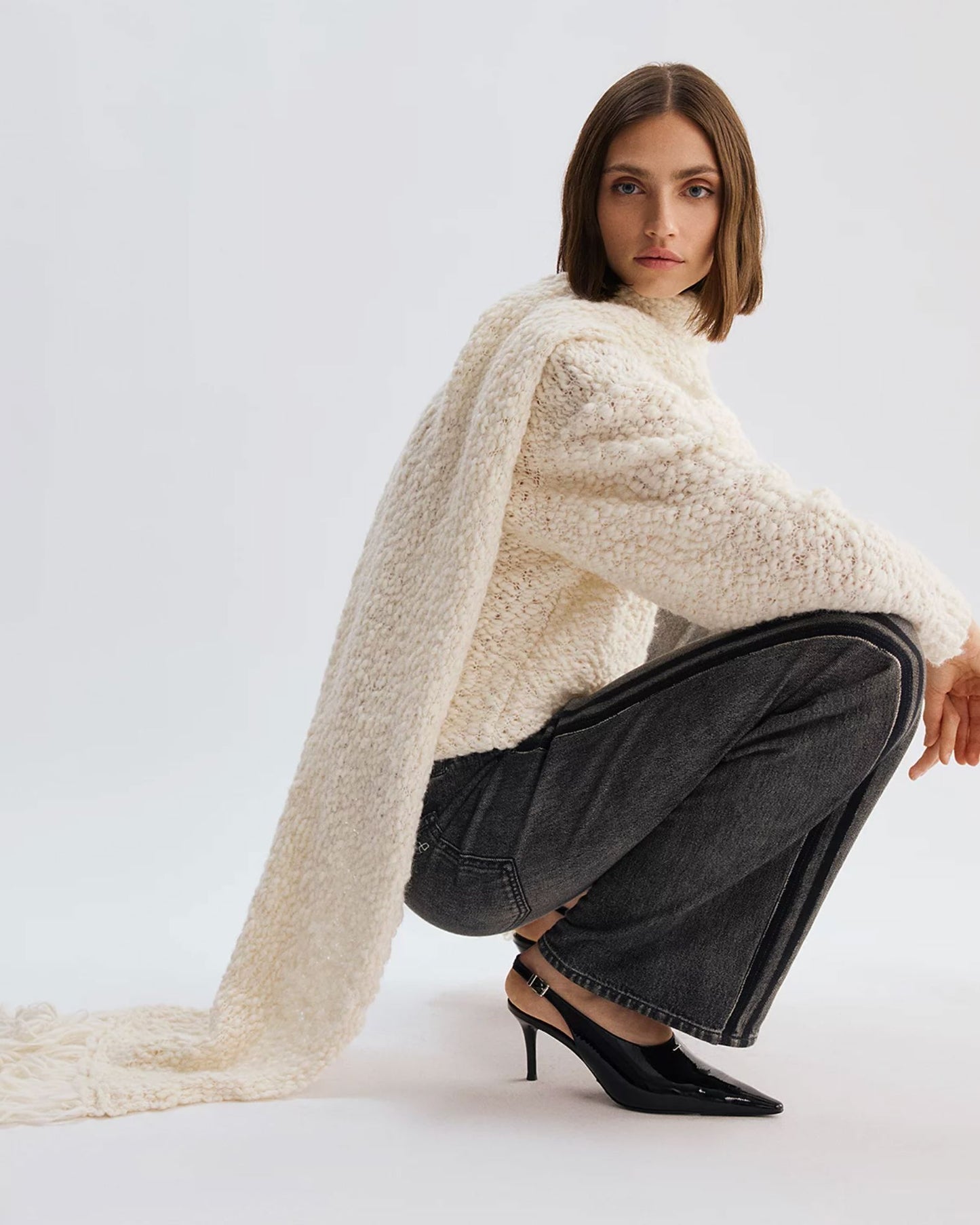 Miramar Wide Leg Track Pant-Denim-Uniquities