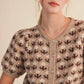 Thea Short Sleeve Cardigan-Sweaters-Uniquities