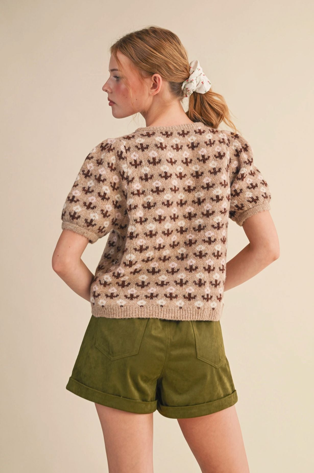 Thea Short Sleeve Cardigan-Sweaters-Uniquities