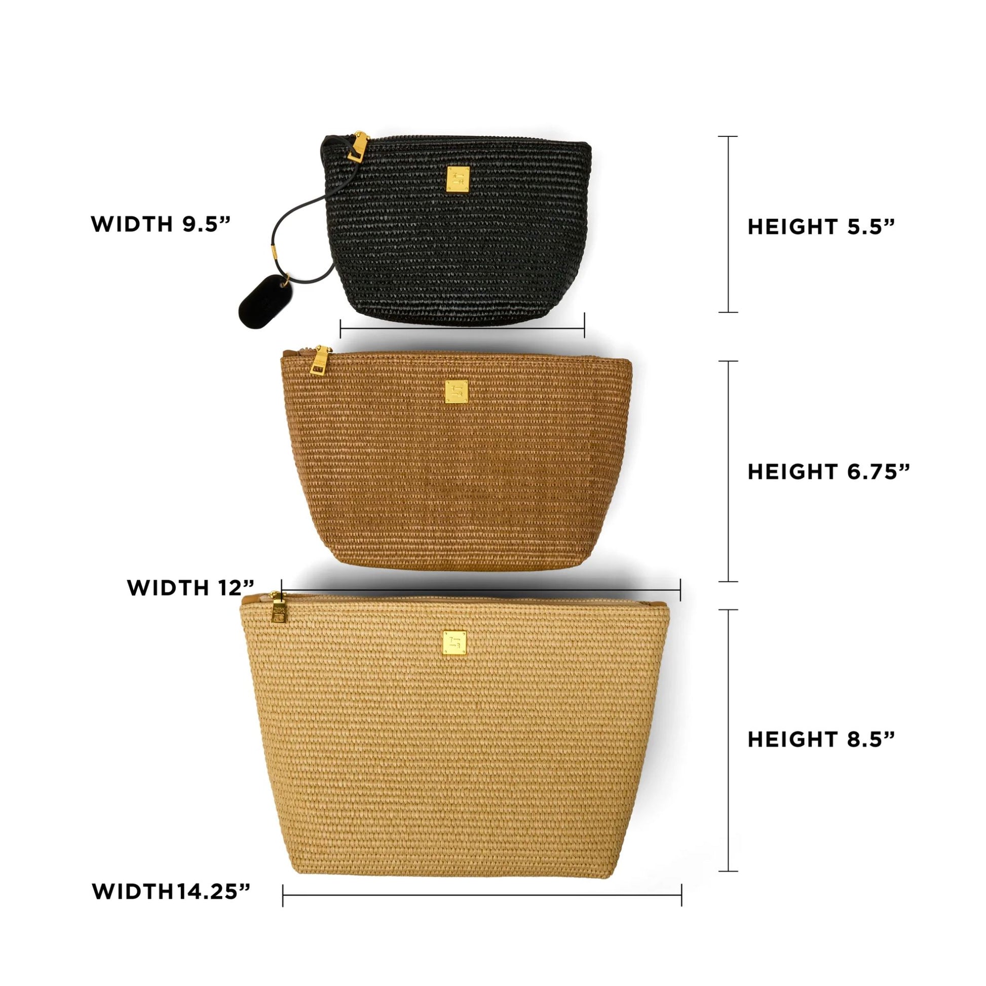 Travel Trio Dune Raffia-Accessories-Uniquities