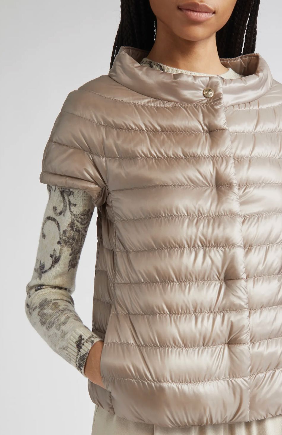 Greta Cap Sleeve Cape-Jackets-Uniquities