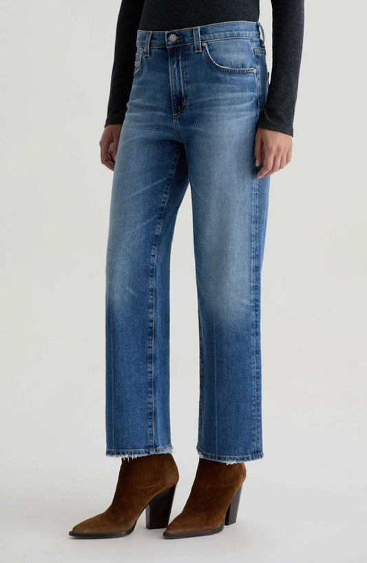 Brinley Crop Jeans-Denim-Uniquities