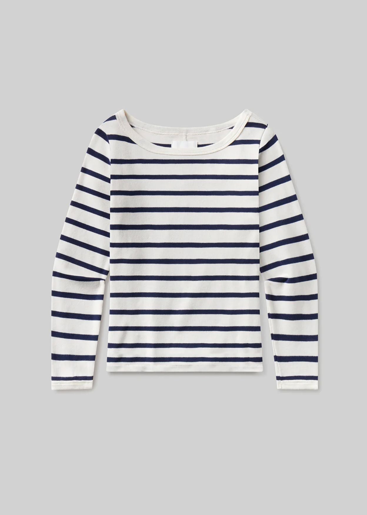 Boatneck Slim Tee-Tops/Blouses-Uniquities