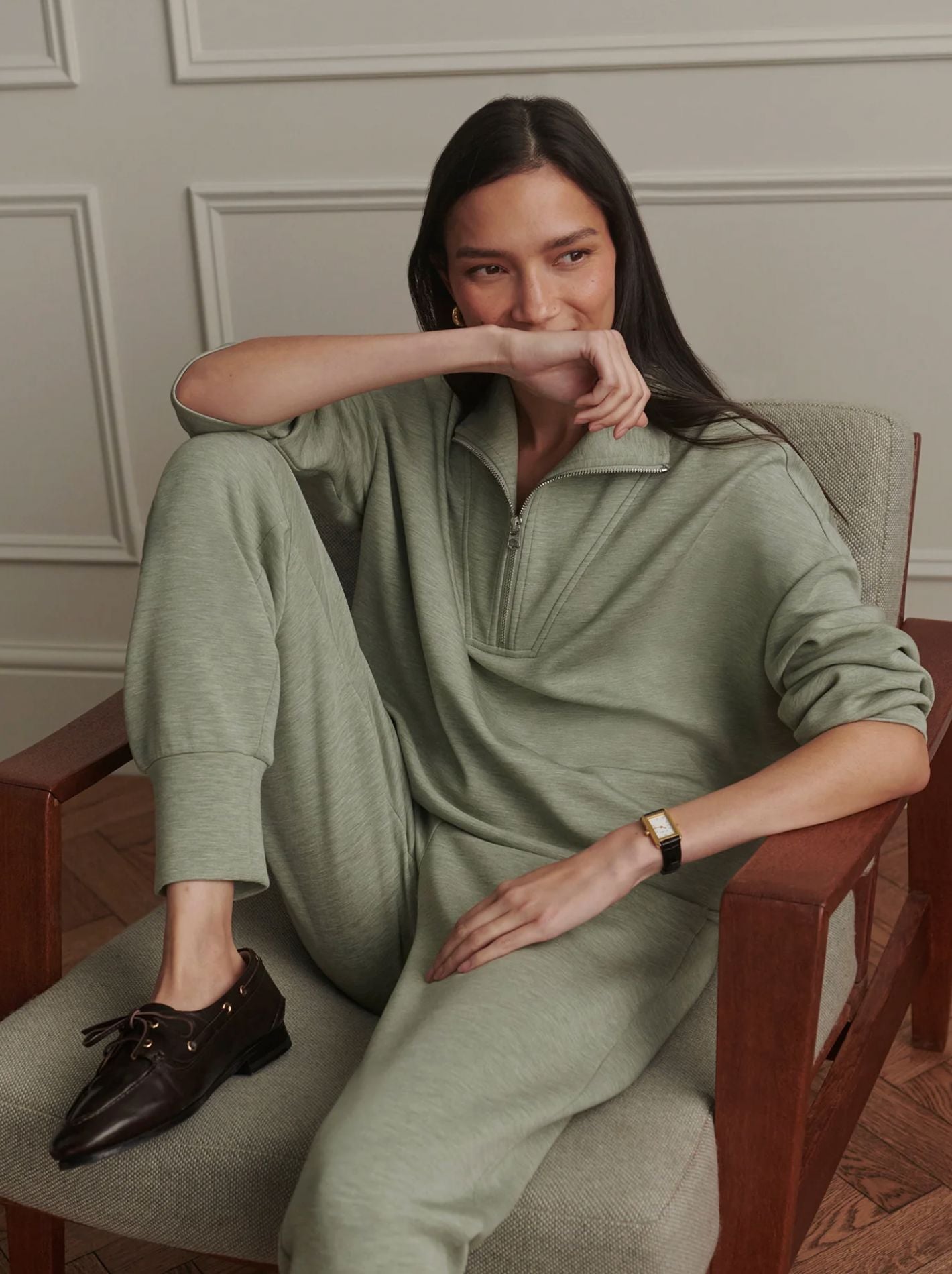 Hawley Half Zip Sweat-Sweaters-Uniquities