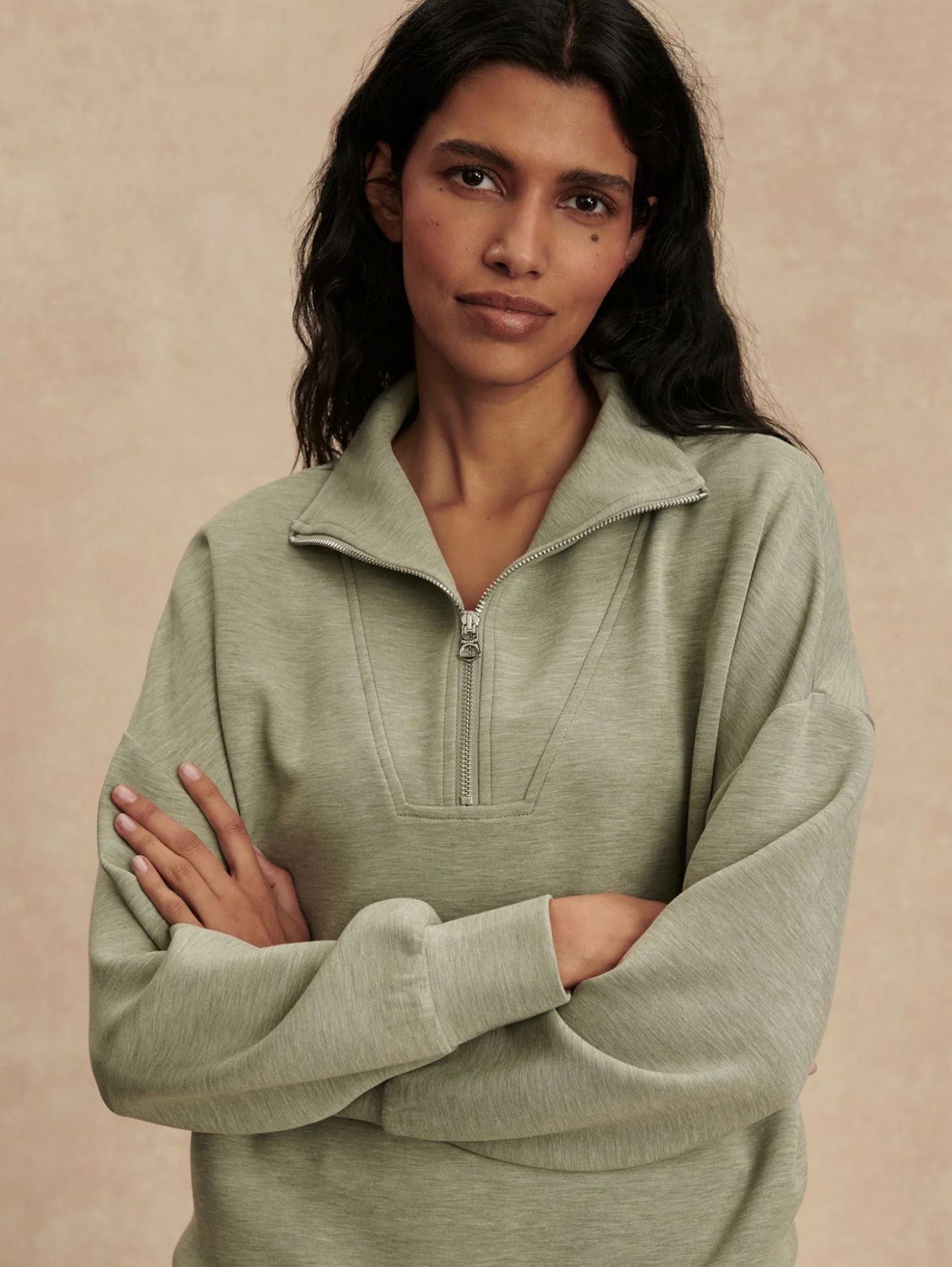 Hawley Half Zip Sweat-Sweaters-Uniquities