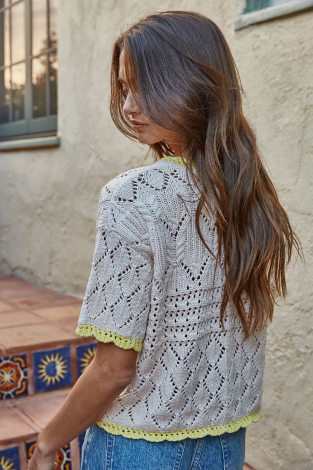 Hailey Crochet Sweater-Sweaters-Uniquities