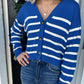 Carter Striped Cardigan-Sweaters-Uniquities