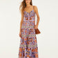 Flower Tiles Tiered Maxi Dress Dresses FARM Rio 