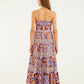 Flower Tiles Tiered Maxi Dress Dresses FARM Rio 