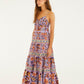 Flower Tiles Tiered Maxi Dress Dresses FARM Rio 