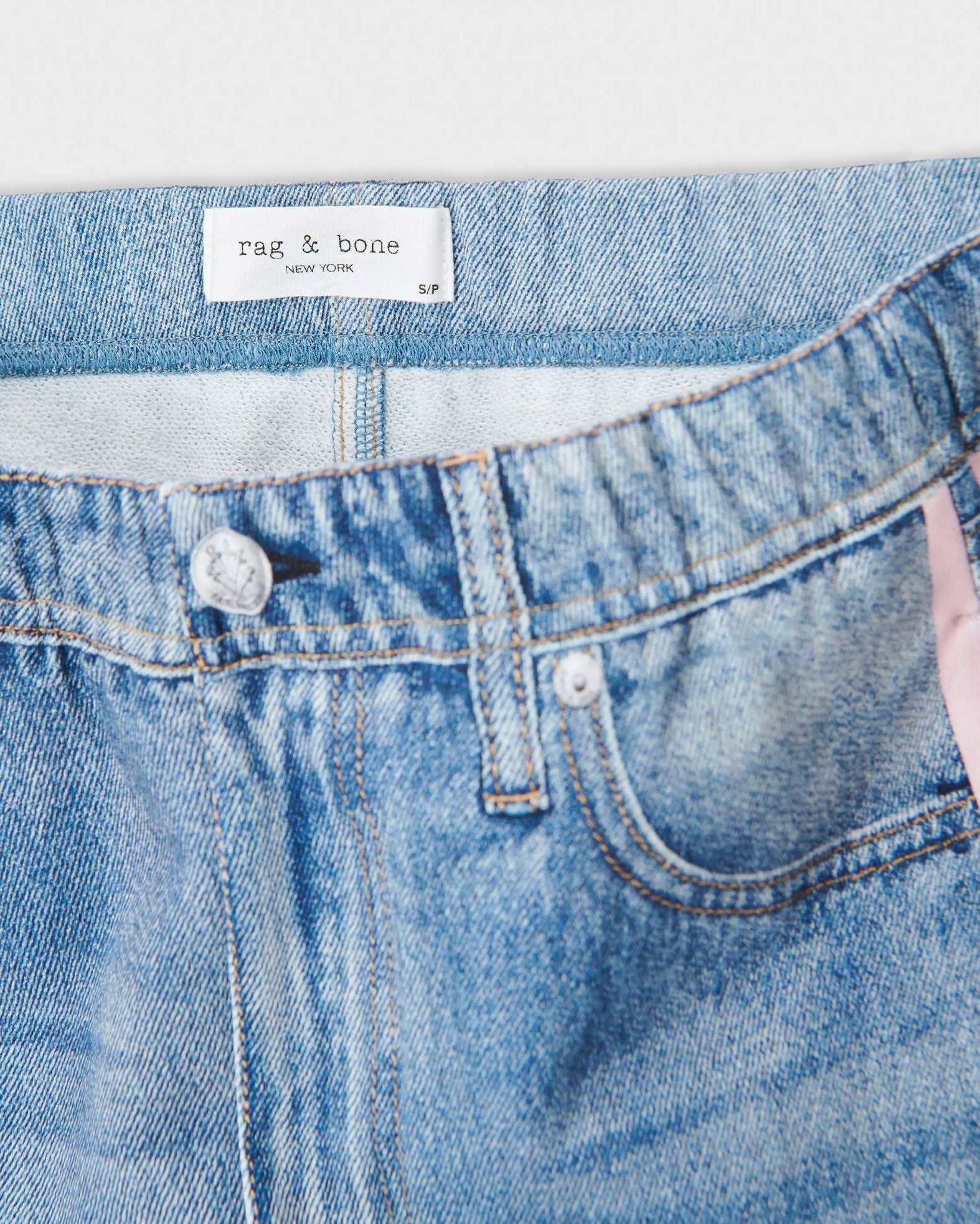 Miramar Terry Track Pant-Denim-Uniquities