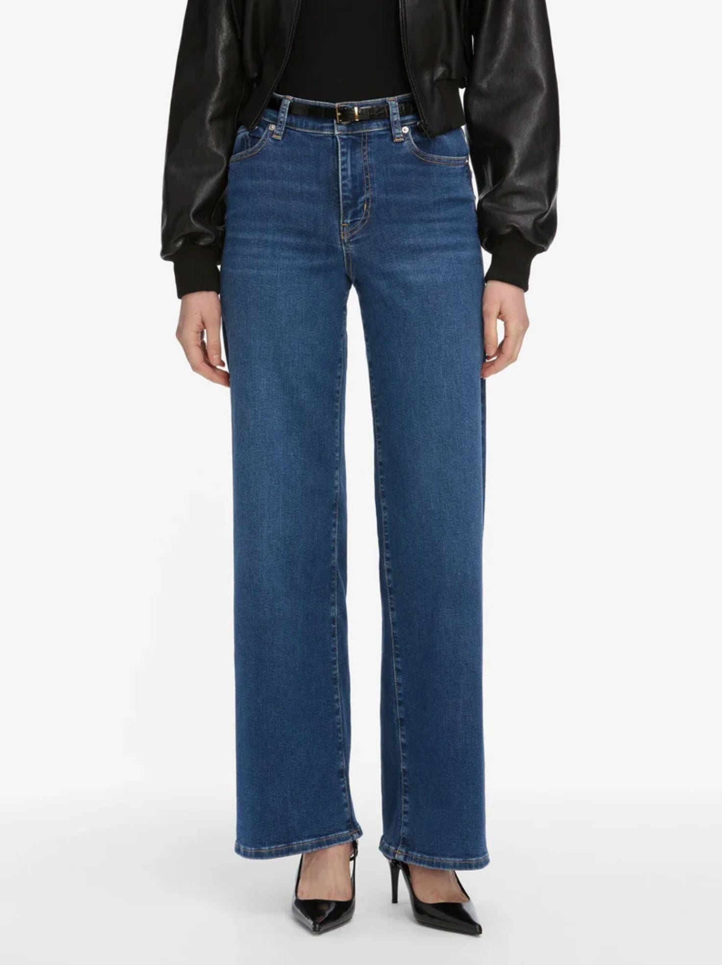 Low Rise Le Slim Palazzo-Denim-Uniquities