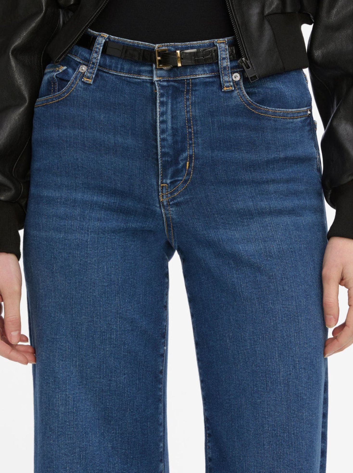 Low Rise Le Slim Palazzo-Denim-Uniquities