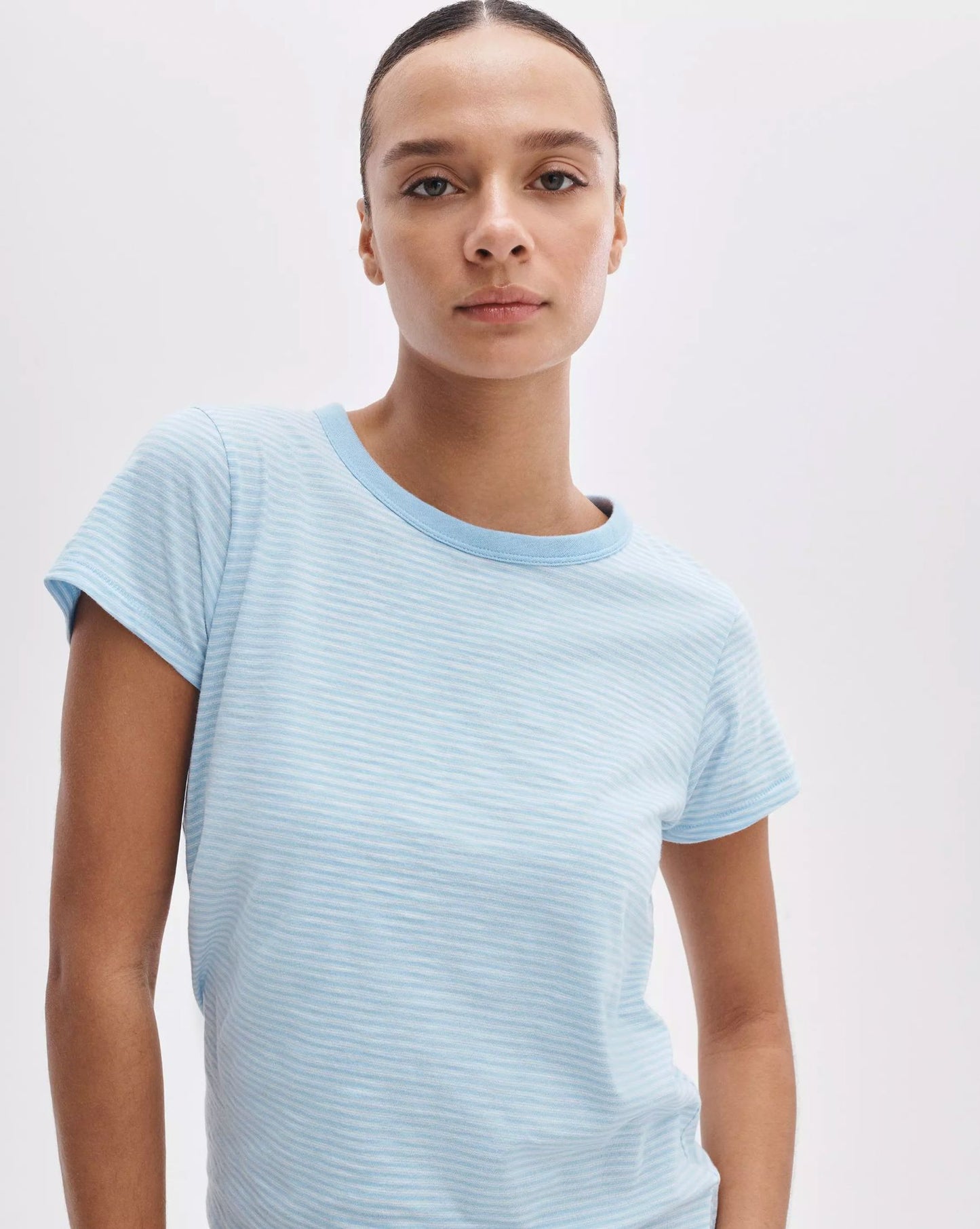 Slub Striped Tee-Tee Shirts-Uniquities