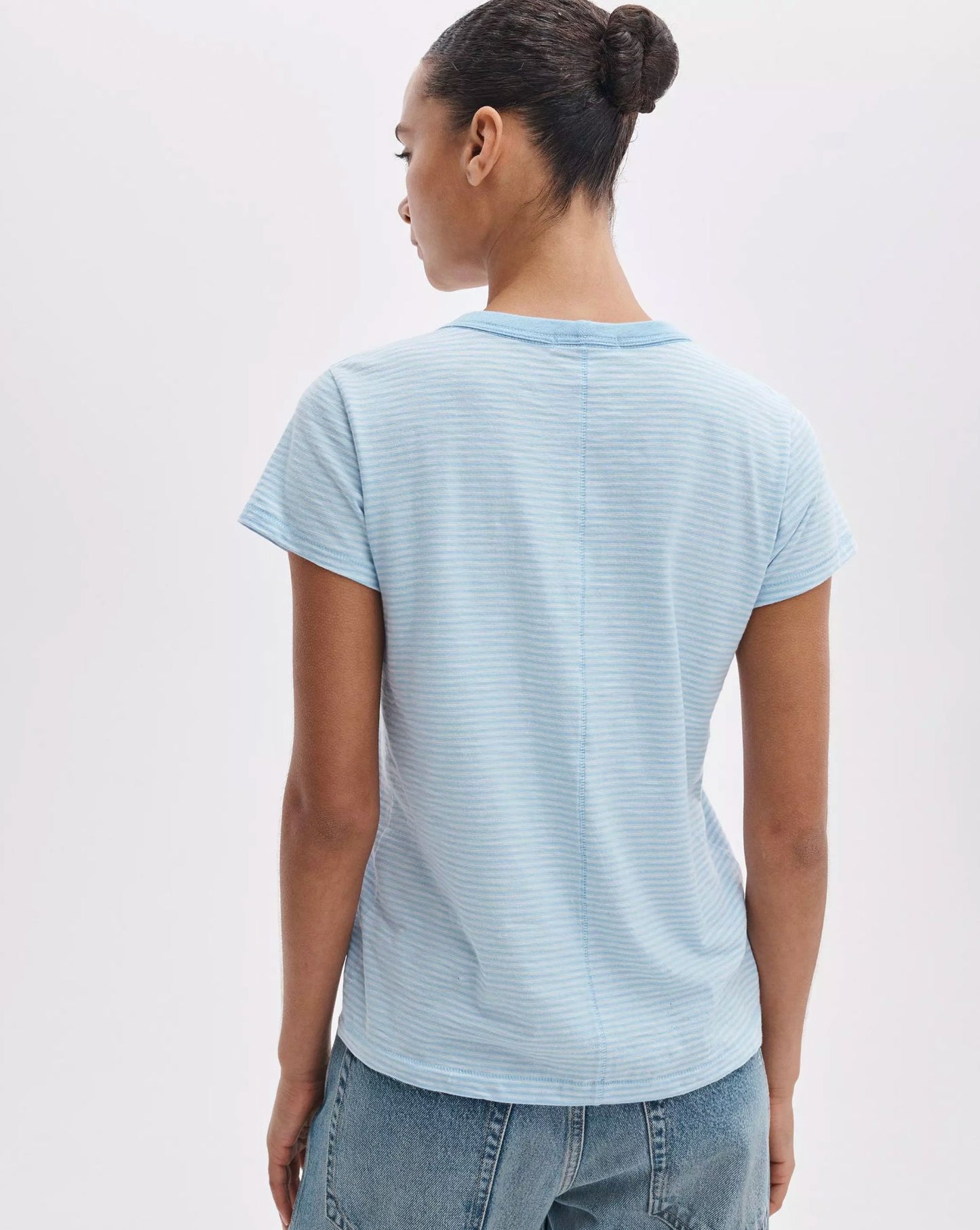 Slub Striped Tee-Tee Shirts-Uniquities
