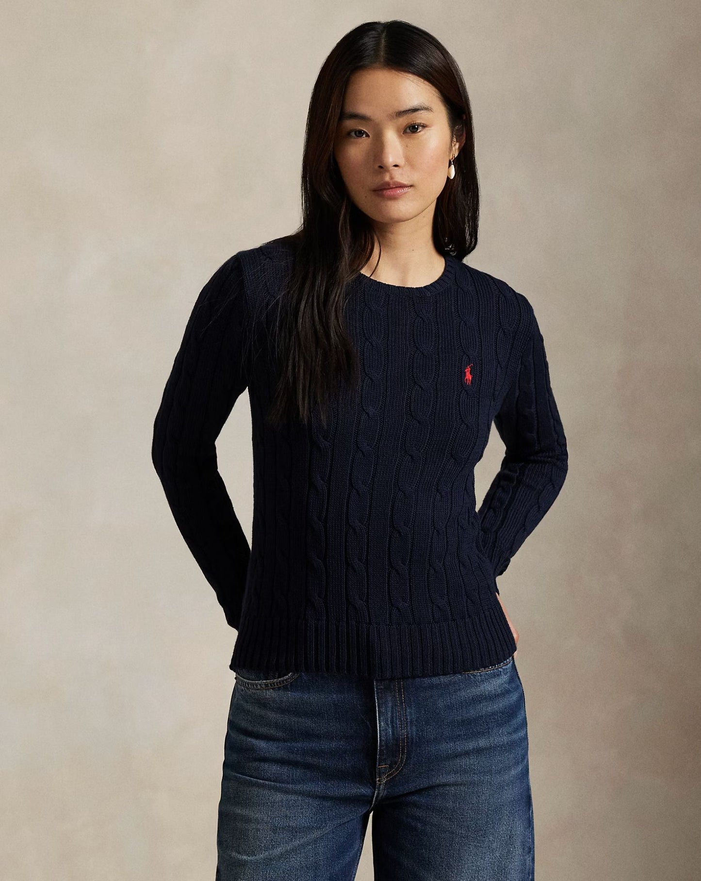 Julianna Cable Knit Sweater-Sweaters-Uniquities