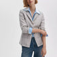 Chappell Plaid Blazer-Jackets-Uniquities
