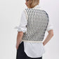 Leslie Stripe Vest-Sweaters-Uniquities