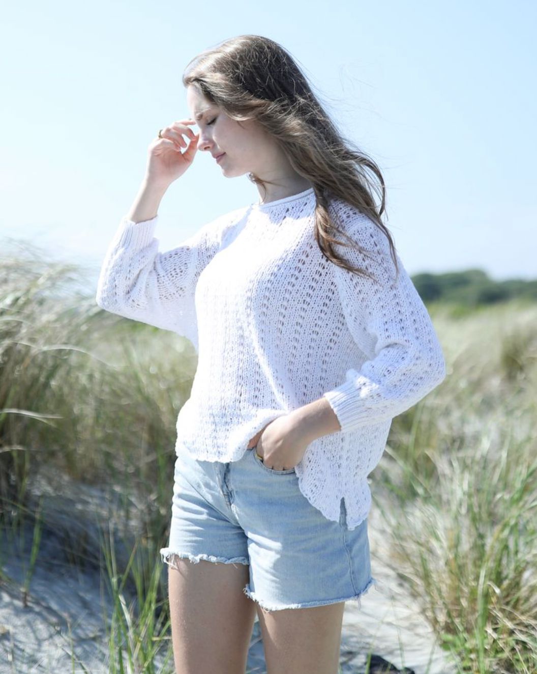 Mia 3/4 Sleeve Sweater-Sweaters-Uniquities