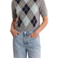 Veronika Argyle Sweater Tee-Sweaters-Uniquities