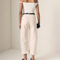 Utility Soft Barrel Jeans With Cuff-Denim-Uniquities