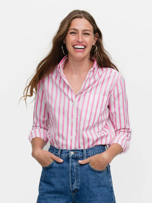Weekend Shirt Pretty In Pink-Tops/Blouses-Uniquities