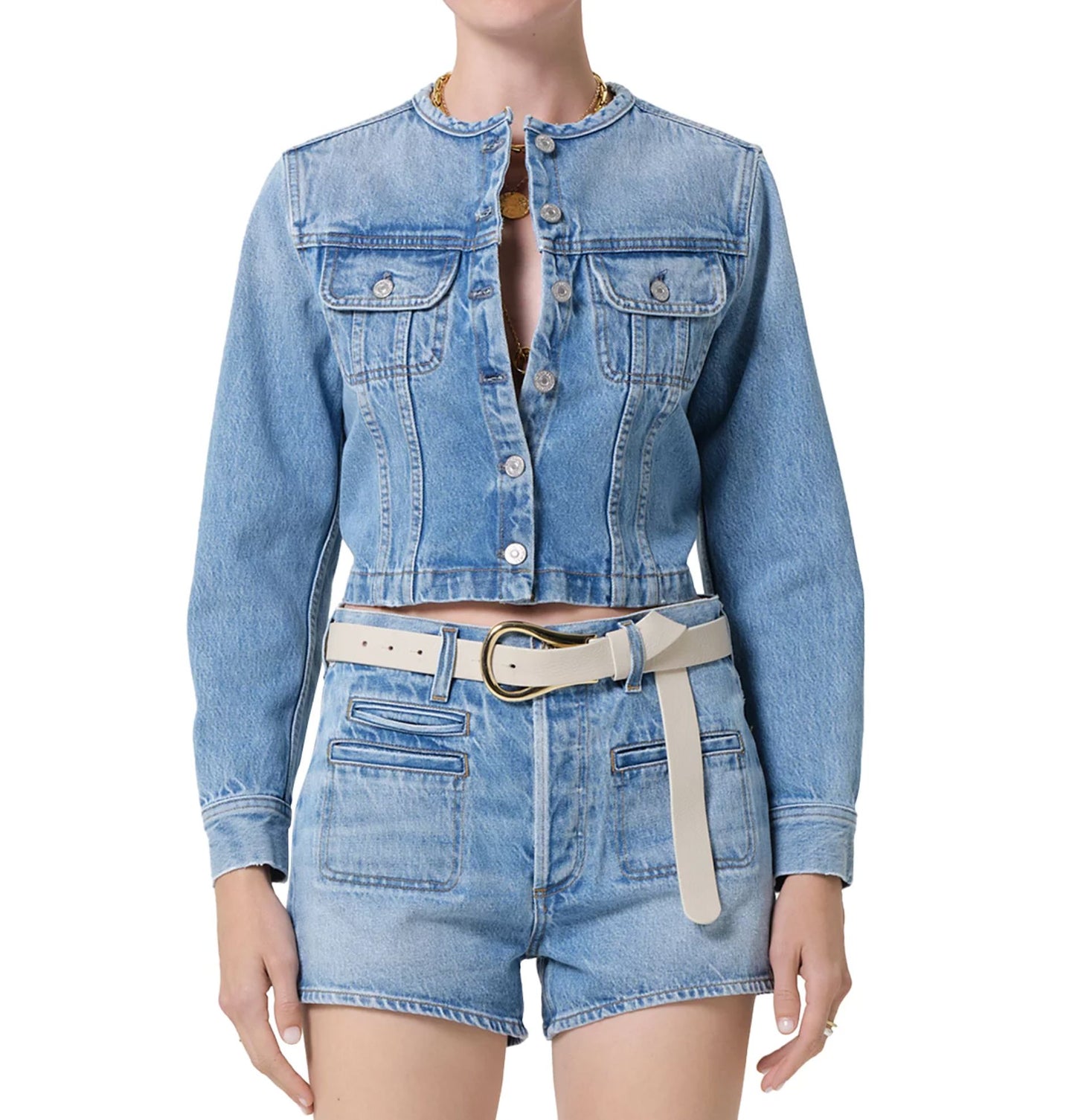 Devin Collarless Jacket-Jackets-Uniquities