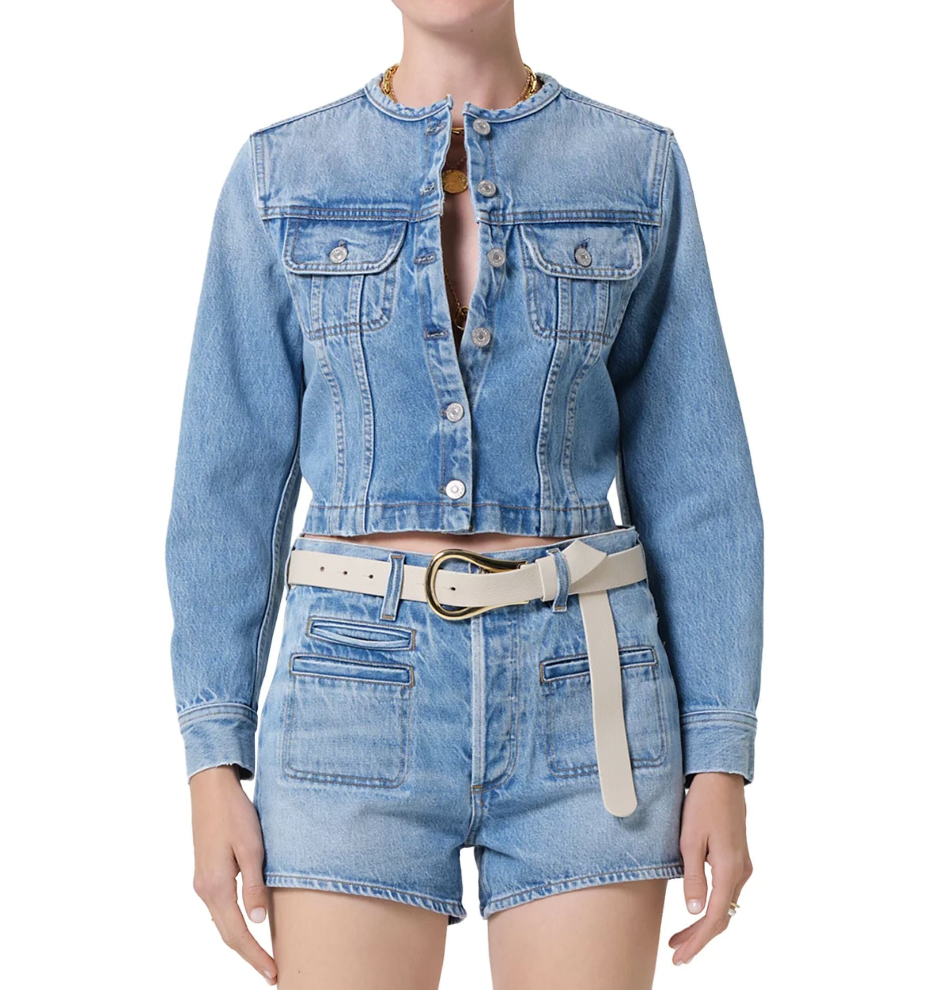 Devin Collarless Jacket-Jackets-Uniquities