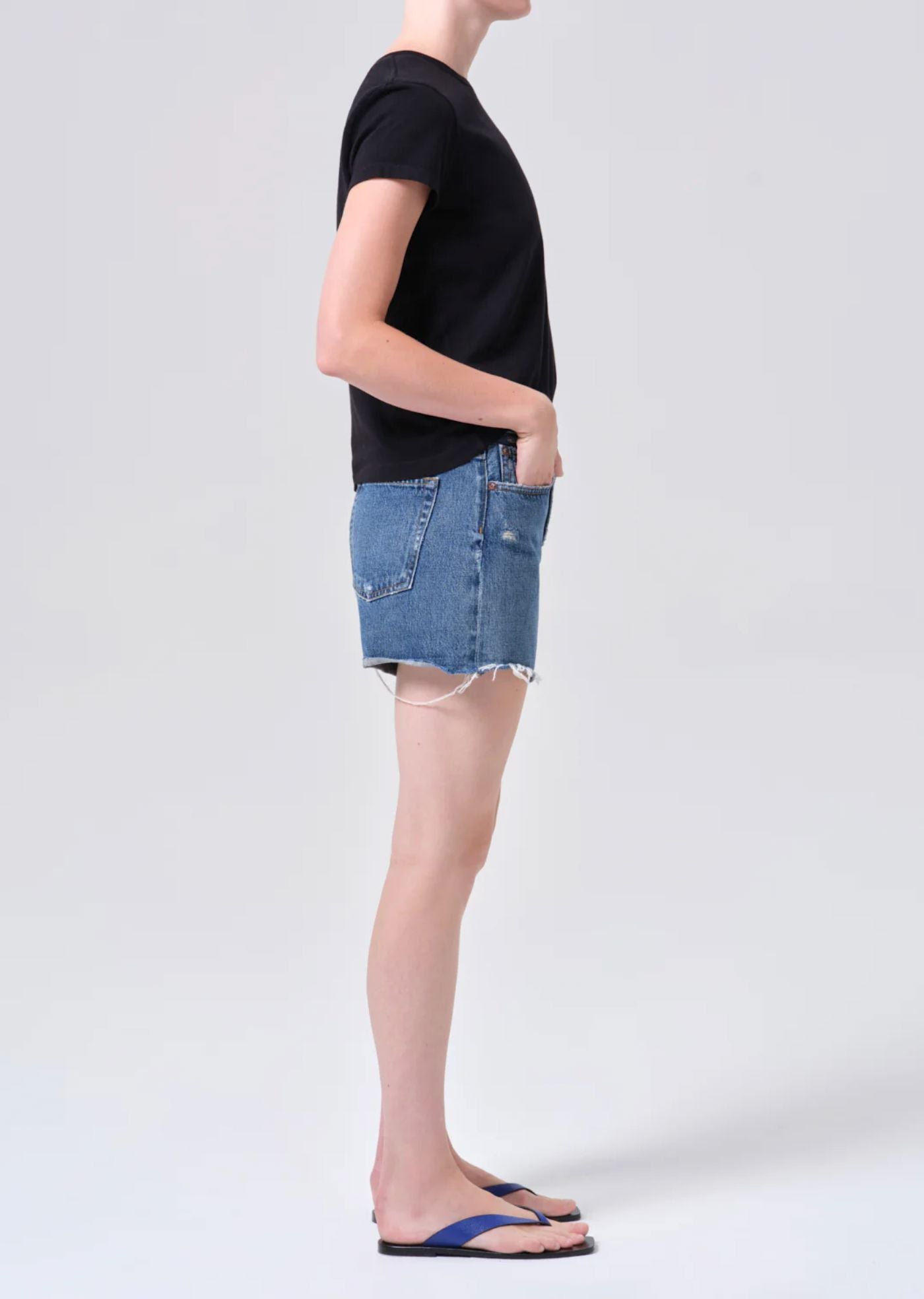 Parker Long Short in Upshot-Denim-Uniquities