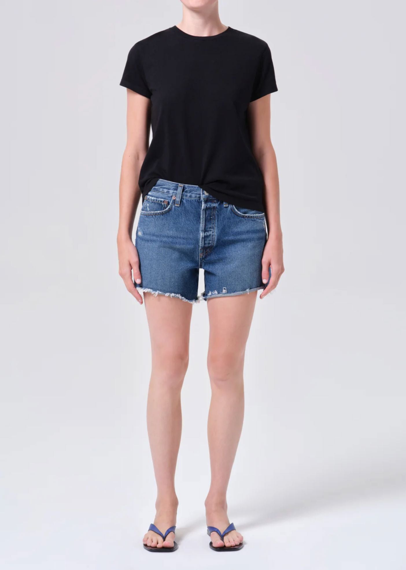 Parker Long Short in Upshot-Denim-Uniquities