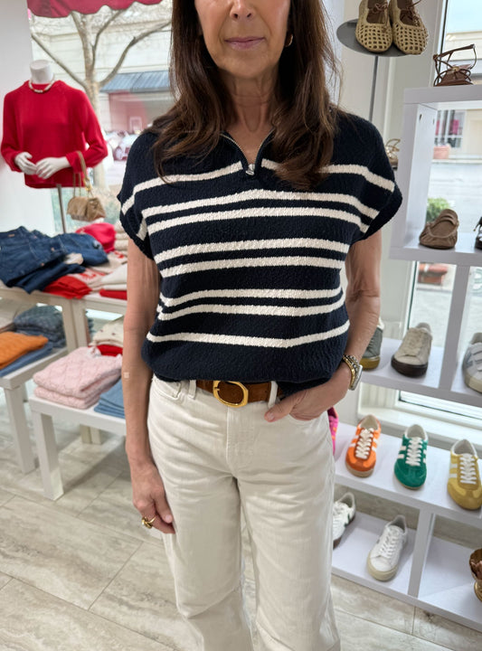 Breeze Half Zip Pullover-Sweaters-Uniquities