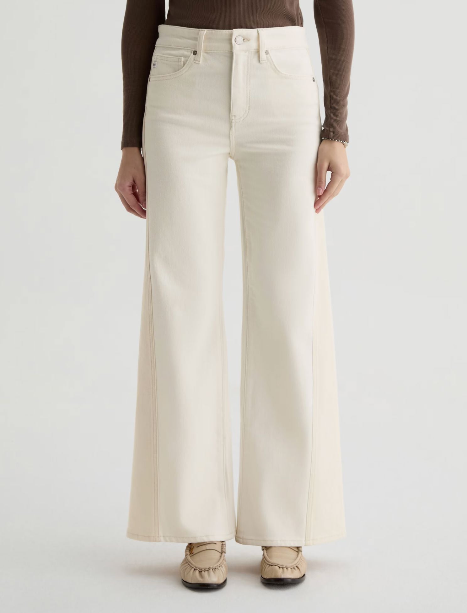 Saige Wide Leg Jeans-Denim-Uniquities